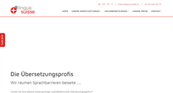 Desktop Screenshot of lingua-suisse.ch